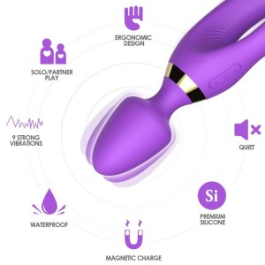 ARMONY - MASSEUR and VIBRATEUR LAPIN VIOLET