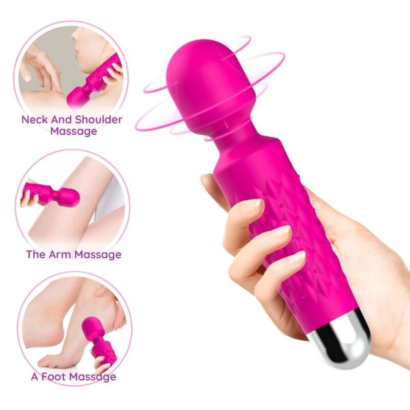 ARMONY - MASSEUR and VIBRATEUR POSTMAN TÊTE SUPER FLEXIBLE FUCHSIA