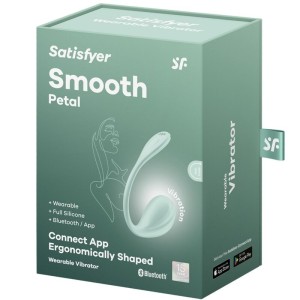 SATISFYER - APPLICATION GRATUITE STIMULATEUR DE POINT G PÉTALE LISSE VERT DEAU