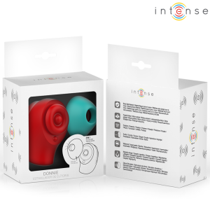 INTENSE - DONNIE STIMULATEUR CLITORIDIEN ROUGE-VERT