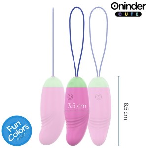 ONINDER CUTE - ŒUF EN SILICONE VIBRANT ET ROTATIF À 360° - APPLICATION MONDIALE GRATUITE