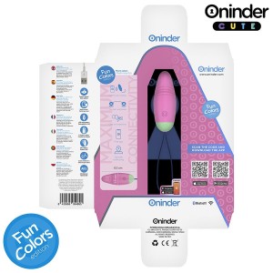 ONINDER CUTE - ŒUF EN SILICONE VIBRANT ET ROTATIF À 360° - APPLICATION MONDIALE GRATUITE