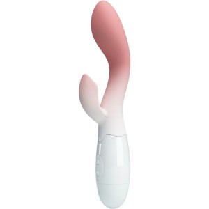 PRETTY LOVE - VIBRATEUR POINT G LUMINEUX STIMULATEUR DE CLITORIS 30 VIBRATIONS ROSE