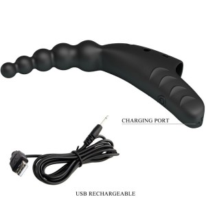 PRETTY LOVE - JORDIN FINGER VIBRATOR 10 VIBRATIONS NOIR