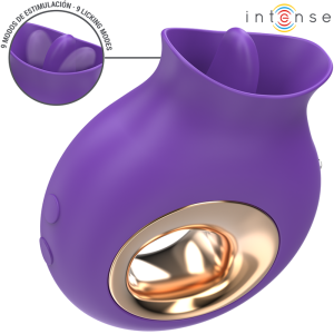 INTENSE - TULI STIMULATEUR CLITORIS 9 VIBRATIONS and 9 OSCILLATIONS VIOLET