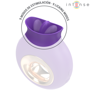 INTENSE - TULI STIMULATEUR CLITORIS 9 VIBRATIONS and 9 OSCILLATIONS VIOLET