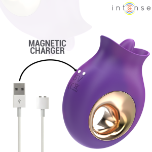 INTENSE - TULI STIMULATEUR CLITORIS 9 VIBRATIONS and 9 OSCILLATIONS VIOLET
