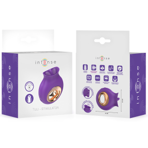 INTENSE - TULI STIMULATEUR CLITORIS 9 VIBRATIONS and 9 OSCILLATIONS VIOLET