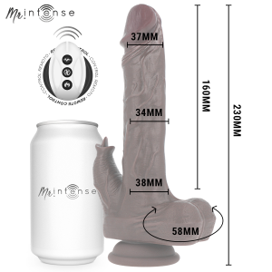 MR INTENSE - MORGAN POUPÉE MULTIFONCTION RÉALISTE AVEC VIBRATION ET TÉLÉCOMMANDE DE MONTÉE ET DE DESCENDRE 23 CM -O- 3,5 CM