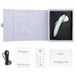WOMANIZER - STIMULATEUR CLITORIAL PRO VIBRANT VERT SAUGE