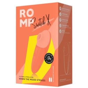 ROMP - SWITCH X STIMULATEUR CLITORIAL 6 NIVEAUX ORANGE