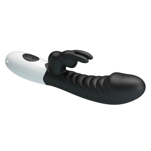 PRETTY LOVE - VIBRATEUR LAPIN NAUGHTY BUNNY 30 FONCTIONS NOIR