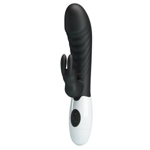 PRETTY LOVE - VIBRATEUR LAPIN NAUGHTY BUNNY 30 FONCTIONS NOIR