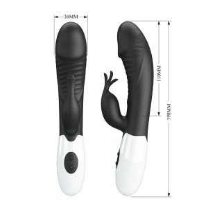 PRETTY LOVE - RASMUSSEN VIBRATEUR LAPIN 30 FONCTIONS NOIR