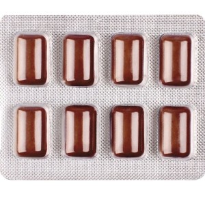 WUG Power Up - Chewing-gum énergisant pour la concentration et lendurance - Plaquette thermoformée de 8 unités