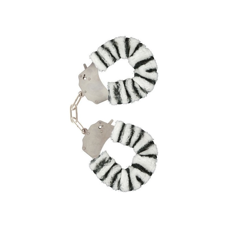 TOYJOY - MANCHETTES FURRY FUN BONDAGE ZÈBRE