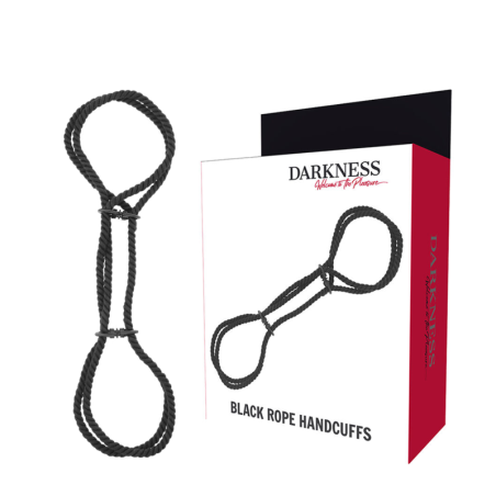 DARKNESS - MENOTTES EN CORDE OU MENOTTES DE CHEVILLE 100 COTON
