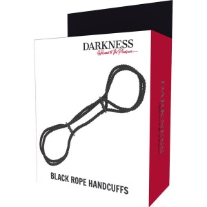 DARKNESS - MENOTTES EN CORDE OU MENOTTES DE CHEVILLE 100 COTON