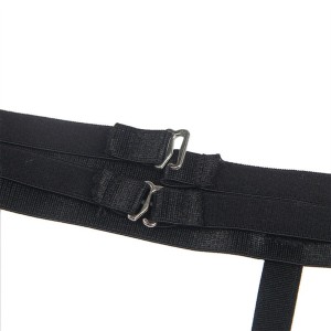 SUBBLIME - 954154 BODY AVEC PORTE-JARRETELLES NOIR L-XL