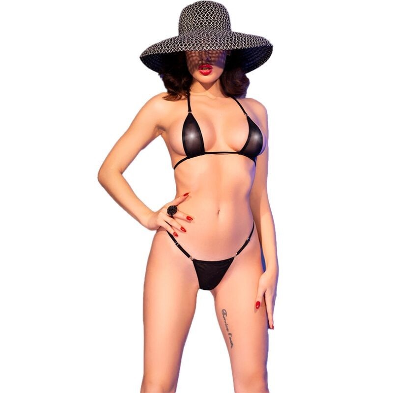 CHILIROSE - CR 4840 MICRO BIKINI NOIR S-M