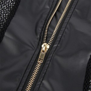 SUBBLIME - 954451 ROBE SEXY EN MAILLE CUIR NOIR L-XL