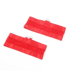 SUBBLIME - 955267 ENSEMBLE SOUTIEN-GORGE BONDAGE ROUGE AVEC JARRETELLE L-XL