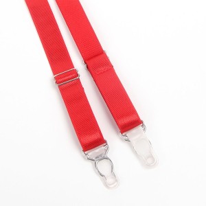 SUBBLIME - 955267 ENSEMBLE SOUTIEN-GORGE BONDAGE ROUGE AVEC JARRETELLE L-XL