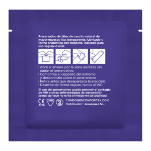 CONFORTEX - NATURE FORTE CONDOMS 144 UNITÉS
