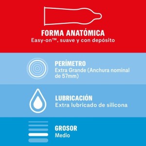 DUREX - PRÉSERVATIFS SENSIBLES XL EXTRA-LONG 10 UNITÉS