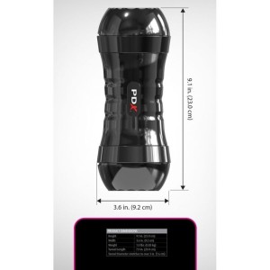 PDX EXTREME - WET PUSSIES SUPER FLIP-A-PUSSY OVER STROKER RÉVERSIBLE 21,6 CM