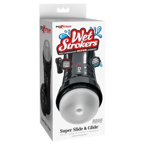 PDX EXTREME - SLIDE and GLIDE MASTURBATEUR AUTOLUBRIFIANT TRANSPARENT