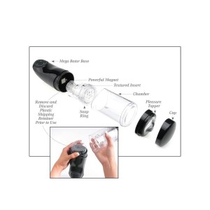 EXTREME TOYZ - PDX MEGA BATOR USB MASTURBATEUR MLE BOUCHE ROUGE