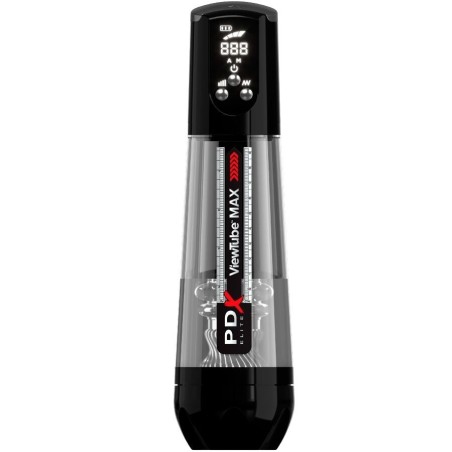 PDX ELITE - VIEWTUBE MAX VIEW MASTURBATEUR AUTOMATIQUE AVEC ASPIRATION TRANSPARENTE