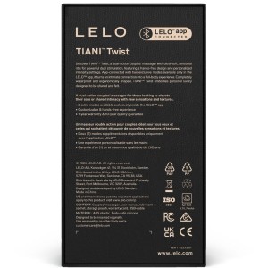 LELO - TIANI TWIST VIBRATEUR POUR COUPLES ROSE PÂLE