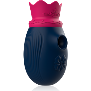 INTENSE - STIMULATEUR DE CLITORIS 10 MODES DASPIRATION ET DE LÉCHAGE - BLEU