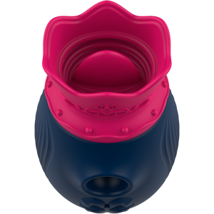 INTENSE - STIMULATEUR DE CLITORIS 10 MODES DASPIRATION ET DE LÉCHAGE - BLEU