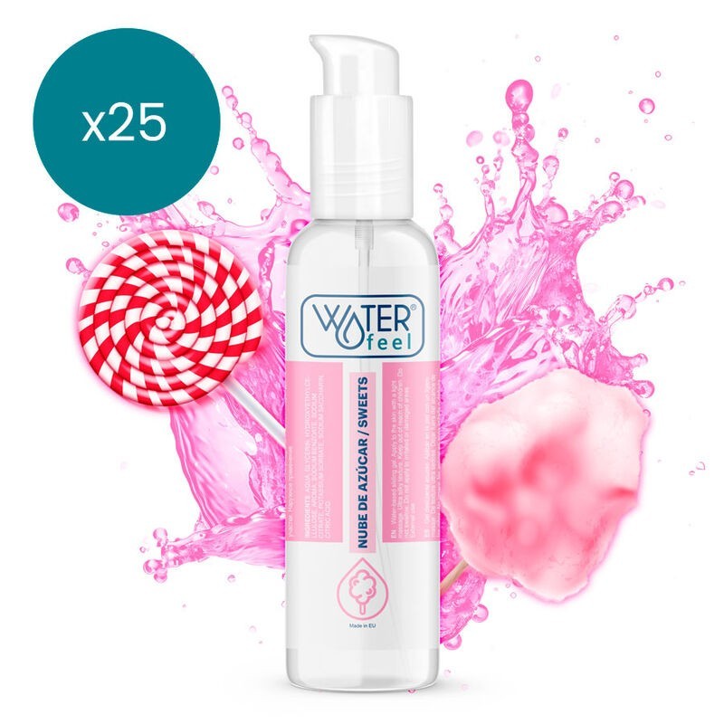 WATERFEEL - LUBRIFIANT SUGAR CLOUD 175 ML PACK 25 UNITÉS