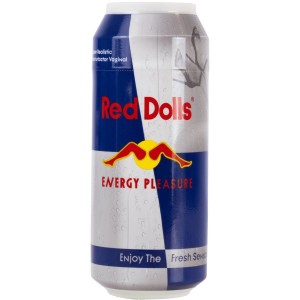 ALIVE - BOISSON ÉNERGÉTIQUE POUR MASTURBATEUR MASCULIN ROUGE DOLL (CANETTE)