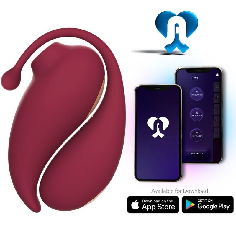 ADRIEN LASTIC - INSPIRATION CLITORIS SUCKER ŒUF VIBRANT ROUGE - APPLICATION GRATUITE