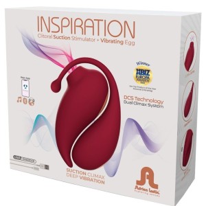 ADRIEN LASTIC - INSPIRATION CLITORIS SUCKER ŒUF VIBRANT ROUGE - APPLICATION GRATUITE