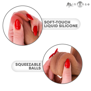MR INTENSE - BRUCE S GODEMICHET EN SILICONE AVEC TESTICULES 17,8 CM -Ø- 4 CM