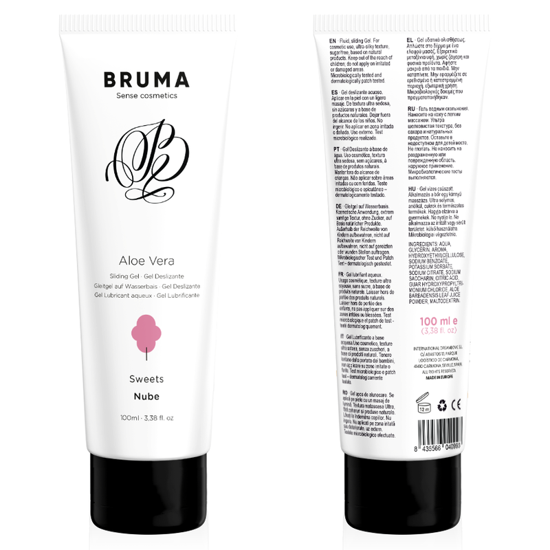 BRUMA - GEL GLISSANT À LALOE VERA SAVEUR BONBONS 100 ML
