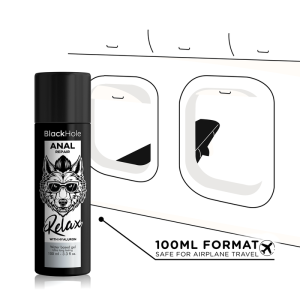 BLACK HOLE - RÉPARATION ANALE RELAX À BASE DEAU AVEC HYALURON 100 ML