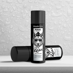 BLACK HOLE - RÉPARATION ANALE RELAX À BASE DEAU AVEC HYALURON 100 ML