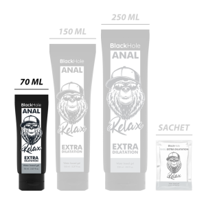 BLACK HOLE - GEL DE DILATATION ANALE À BASE DEAU 70 ML