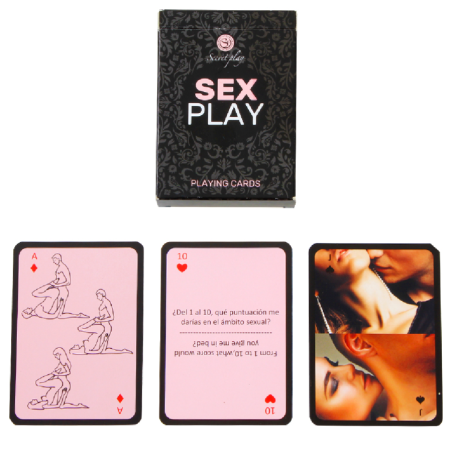SECRETPLAY - CARTES À JOUER SEX PLAY (ES-EN)