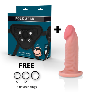 ROCKARMY - HARNAIS GODE RÉALISTE TIGRE DOUBLE DENSITÉ 14 CM -O- 4.46 CM