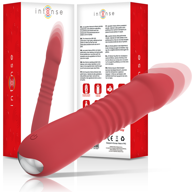 INTENSE - JUNI UP and DOWN 10 VIBRATIONS ROUGES