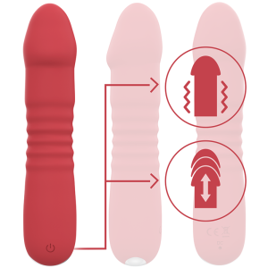 INTENSE - JUNI UP and DOWN 10 VIBRATIONS ROUGES