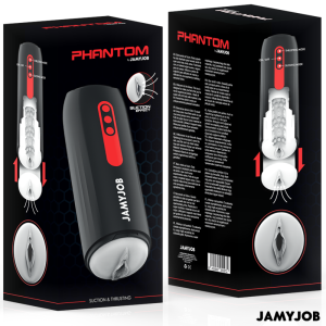 JAMYJOB - MASTURBATEUR VAGIN AUTOMATIQUE PHANTOM 5 MODES DASPIRATION ET DE POUSSE